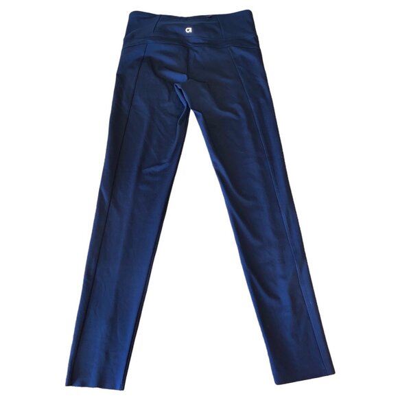 Bo City Yoga Pants S True Indigo High-Waisted Stretch Athletic Leggings By MAS I - Picture 2 of 6